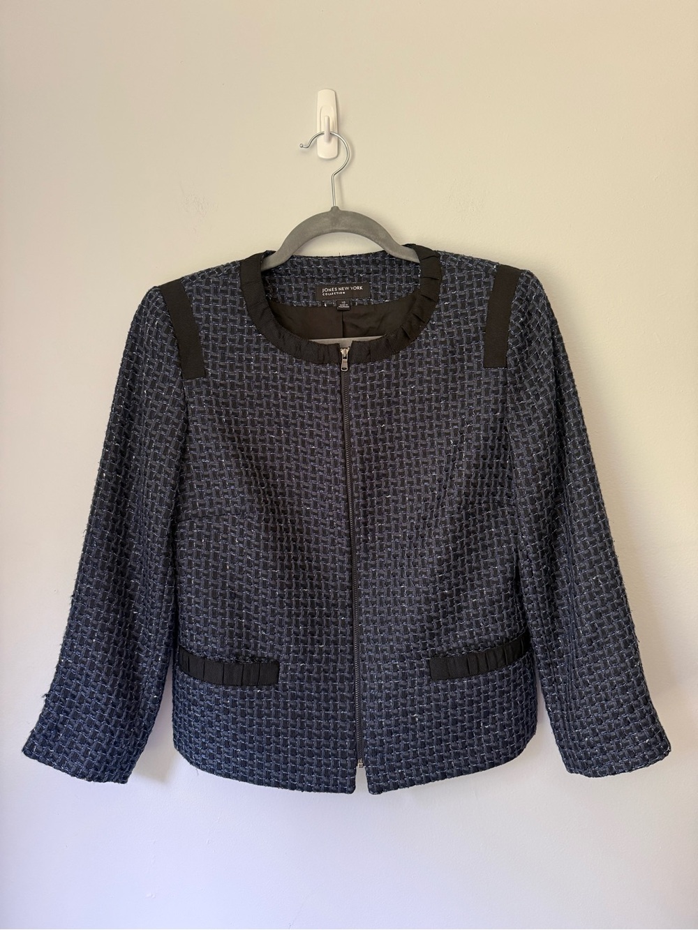 JONES NEW YORK Women's Tweed Blazer Jacket